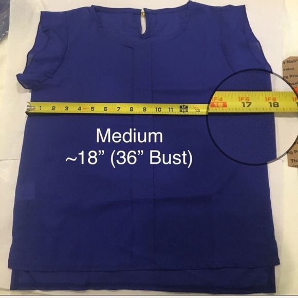 Pink Chiffon Flutter Sleeve Blouse M-XL - Picture 6 of 8